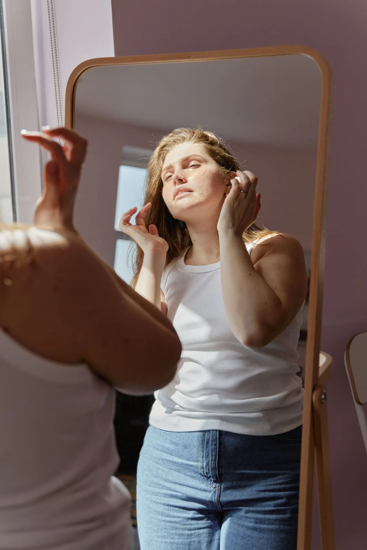 Singer practicing exercises