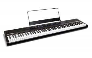 Alesis Recital | 88-Key Beginner Digital Piano with Full-Size Semi-Weighted Keys as one of the best electronic keyboard